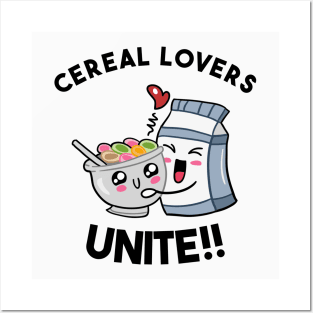 Cereal Lovers Unite Posters and Art